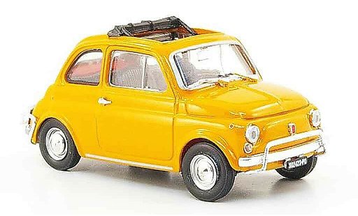 Fiat 500 L 1/43 Brumm orange 1968 modellautos