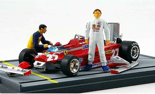 Ferrari 126 CK 1/43 Brumm turbo villeneuve flughafen istrana modellautos