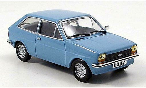 Ford Fiesta 1976 1/43 Hachette MK I graublau modellautos