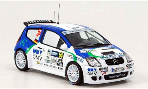 Citroen C2 S1600 1/43 IXO no.54 omv rallye deutschland 2006 modellautos