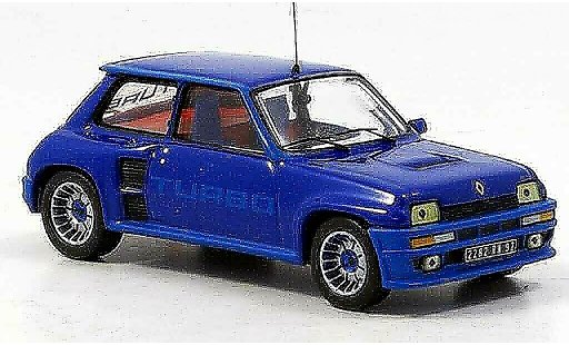 Renault 5 Turbo 1/43 IXO i blau 1982 modellautos