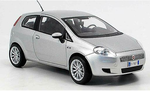 Fiat Grande Punto Berlina 1/18 Mondo Motors grau 2007 modellautos