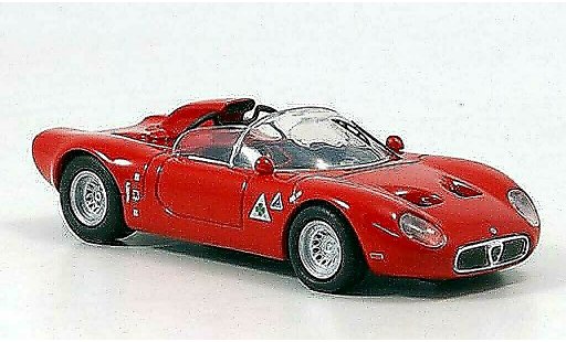Alfa Romeo 33.2 fleron 1/43 M4 1967 Prova rot modellautos