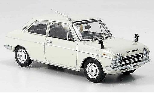 Subaru FF Base 1/43 Ebbro 1 1100 weiss 1969 modellautos