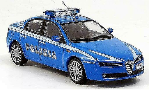 Alfa Romeo 159 polizia 1/43 Edison police 2006 modellautos