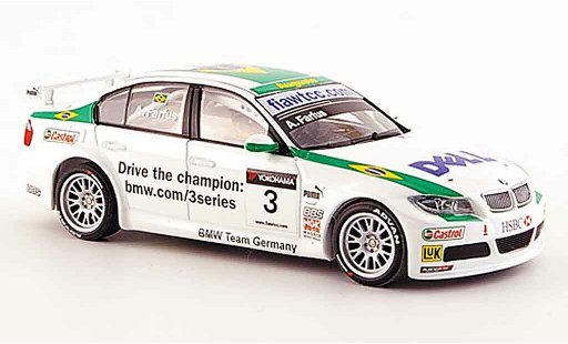 Bmw 320 WTCC 1/43 Minichamps Farfus Team Germany 2007 modellautos