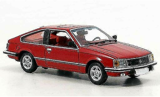 Opel Monza Base 1/43 Minichamps rot 1980 modellautos