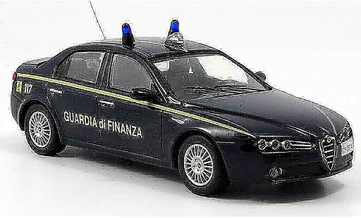 Alfa Romeo 159 polizia 1/43 M4 guardia di finanza 2007 modellautos