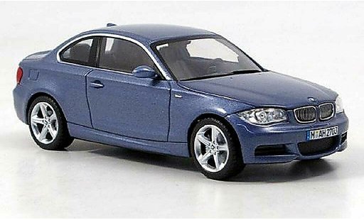 Bmw 125 E82 1/43 Minichamps i Coupe blau modellautos