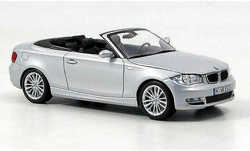 Bmw 125 E88 1/43 Minichamps d Cabrio grau modellautos