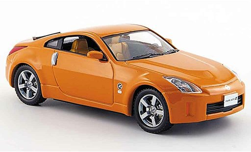 Nissan 350Z Base 1/43 J Collection orange Facelift 2007 modellautos