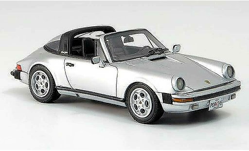 Porsche 911 Targa 1/43 Neo Carrera US-Version grau 1985 modellautos