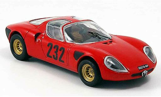 Alfa Romeo 33.3 prototipo 1/43 M4 1969 no.232 p.laureati s.giustino modellautos