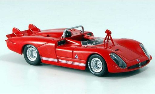 Alfa Romeo 33.3 spyder 1/43 M4 1970 Le Mans rot modellautos