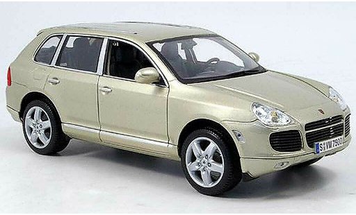 Porsche Cayenne Turbo 1/18 Maisto beige 2003 modellautos