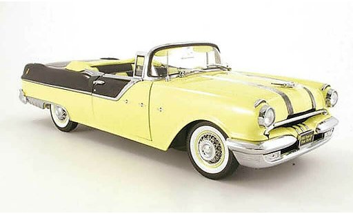 Pontiac Star Chief Convertible 1/18 Sun Star cabrio gelb/noir 1955 modellautos