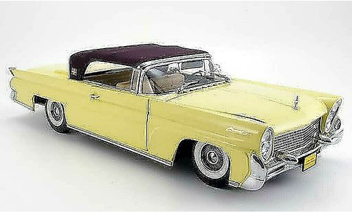 Lincoln Continental 1958 1/18 Sun Star mark iii gelb modellautos