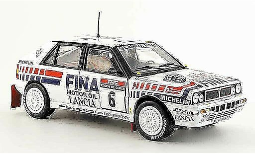 Lancia Delta HF Integrale 1/18 Sun Star 16v no.6 tour de corse 1990 modellautos