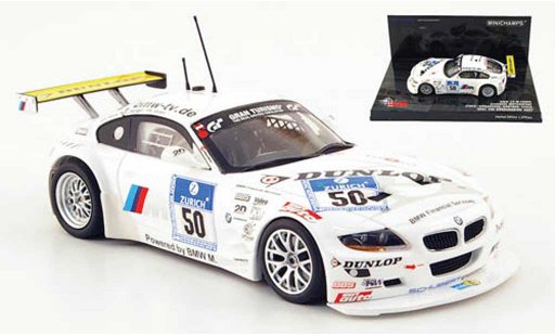 Bmw Z4 course 1/43 Minichamps E85 M Coupe No.50 Schubert Racing 24h ADAC 2007 modellautos