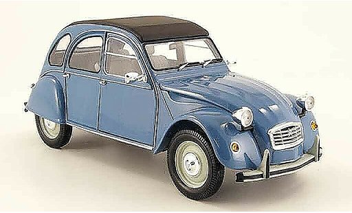 Citroen 2CV Berline 1/18 Minichamps blau 1983 modellautos
