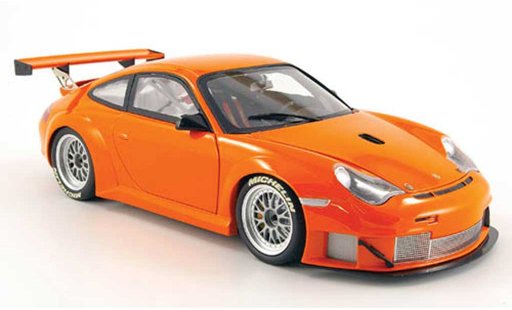 Porsche 911 GT3 RSR 1/18 Minichamps orange alms 2004 modellautos