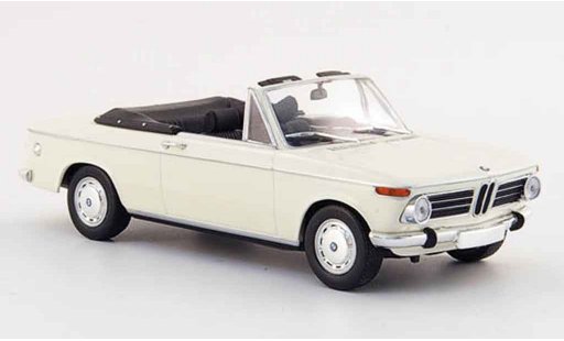 Bmw 2002 Cabriolet Baur 1/43 Minichamps Ti Cabrio weiss 1971 modellautos
