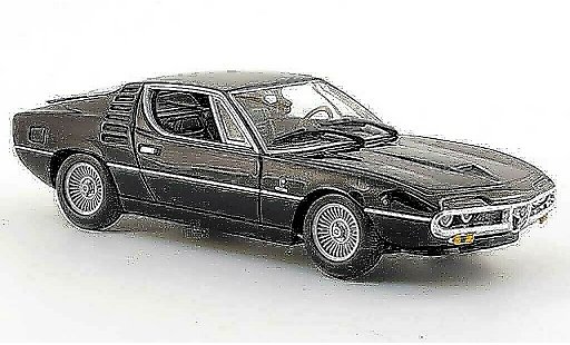 Alfa Romeo Montreal gt 1/43 Minichamps schwarz 1972 modellautos