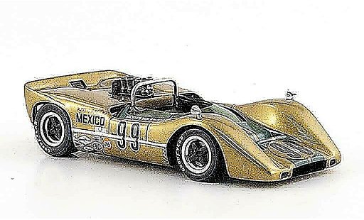McLaren M6 Base 1/43 Spark B No.99 M. Solana Sieger Mexico 1968 modellautos