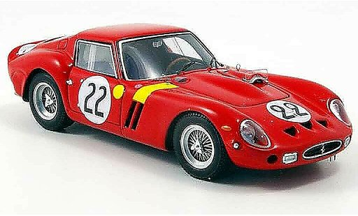Ferrari 250 GTO 1962 1/43 Red Line no.22 l.dernier dritter le mans modellautos