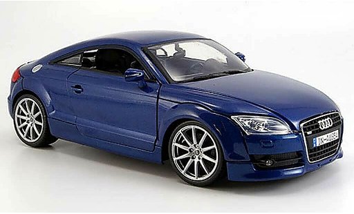 Audi TT coupe 1/18 Motormax blau 2007 modellautos