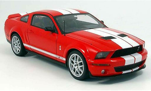 Shelby GT 500 Base 1/18 Autoart rot/weiss modellautos