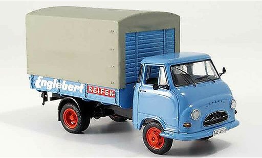 Hanomag Kurier Pritsche 1/43 Schuco Englebert Reifen Plane modellautos