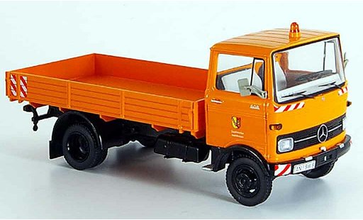 Mercedes LP 608 Base 1/43 Schuco Heilsbronn orange modellautos