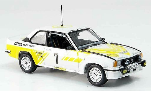 Opel Ascona B 400 1/43 Schuco no.7 schweden rallye modellautos