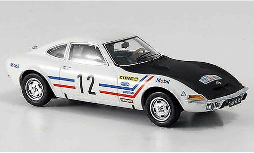 Opel GT Base 1/43 Schuco no.12 greder racing 1969 modellautos