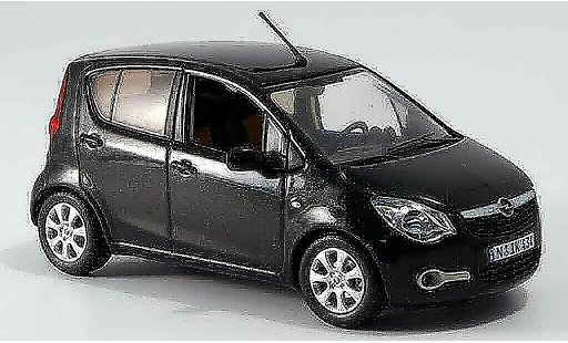 Opel Agila Base 1/43 Schuco schwarz modellautos