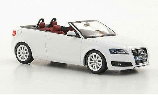 Audi A3 cabriolet 1/43 Minichamps Cabrio weiss 2008 modellautos