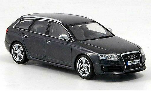 Audi RS6 avant 1/43 Minichamps grau 2008 modellautos