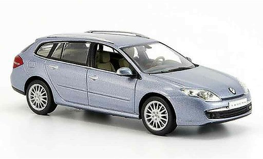 Renault Laguna Estate 1/43 Norev grau metalliseeblau 2007 modellautos