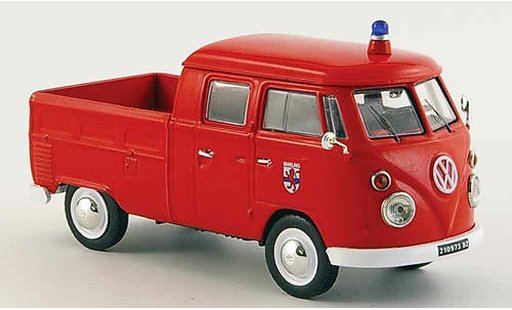 Volkswagen Combi Base 1/43 Norev t 1 doppelkabine pompier 1961 modellautos