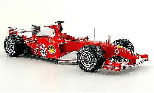 Ferrari F1 F2004 1/18 Hot Wheels Elite m. schumacher no.2 gp belgien modellautos
