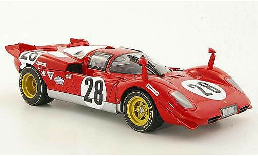 Ferrari 512 S 1/18 Hot Wheels No.28 Scuderia N.A.R.T. Andretti / Merzario / Ickx 24h Daytona 1970 modellautos