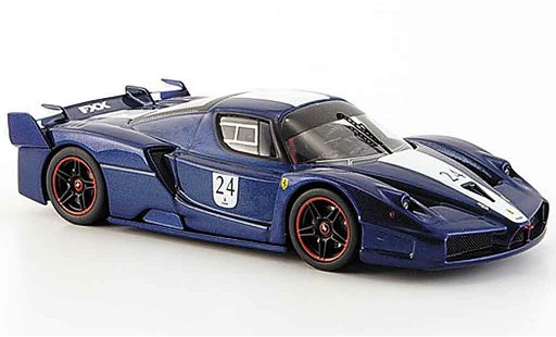 Ferrari Enzo FXX 1/43 Hot Wheels Elite no.24 blau weisser streifen tour de france modellautos