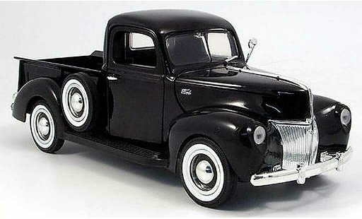 Ford 1940 Pick Up 1/18 Motormax - schwarz modellautos