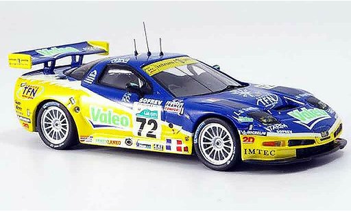 Chevrolet Corvette course 1/43 IXO C6 R No.72 Valeo Le Mans 2006 modellautos