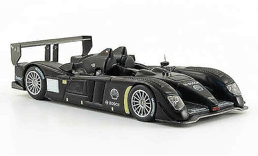 Audi R10 course 1/43 IXO TDI mattschwarz Test Car 24h Le Mans 2007 modellautos