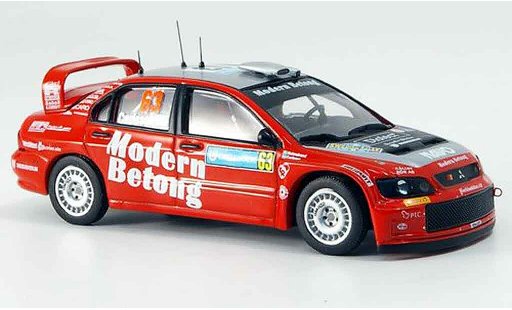 Mitsubishi Lancer Evolution IX 1/43 IXO WRC No.63 Dritter Rally Schweden 2006 modellautos
