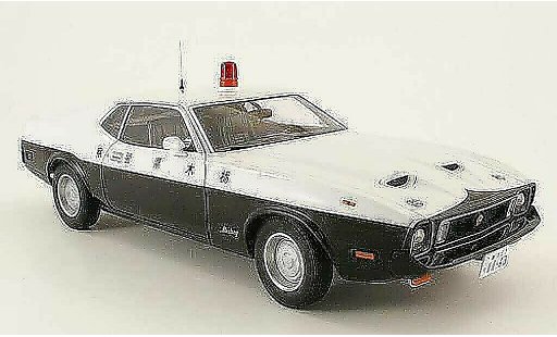 Ford Mustang Mach 1 1/18 Autoart i polizei japan modellautos