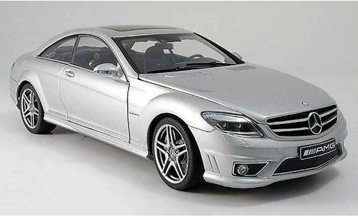 Mercedes Classe CL AMG 1/18 Autoart 63 (c 216) grau avec ledersitzen modellautos