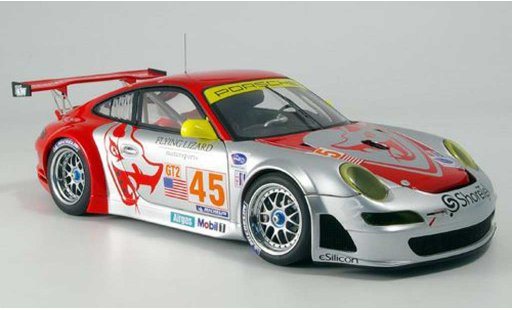 Porsche 911 GT3 RSR 1/18 Autoart 2007 no.44 flying lizard alms modellautos